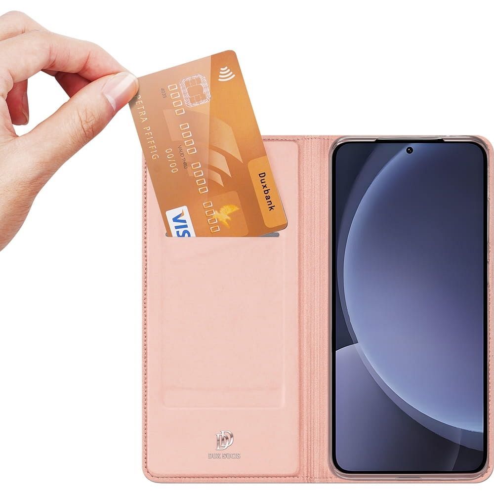 Flipové pouzdro DUX DUCIS wallet case SKIN PRO pro Samsung Galaxy A26 5G, růžová