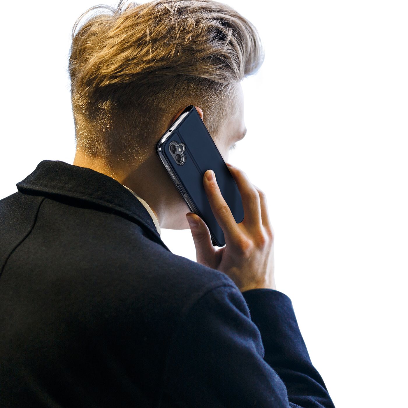 Flipové pouzdro DUX DUCIS wallet case SKIN PRO pro Samsung Galaxy A26 5G, modrá