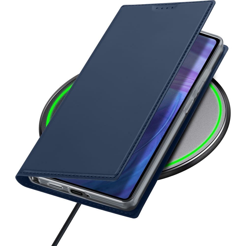 DUX DUCIS wallet case SKIN PRO for SAMSUNG S25 Ultra blue