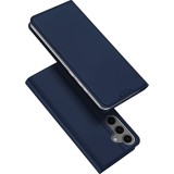 Flipové pouzdro DUX DUCIS wallet case SKIN PRO pro Samsung Galaxy S25, modrá