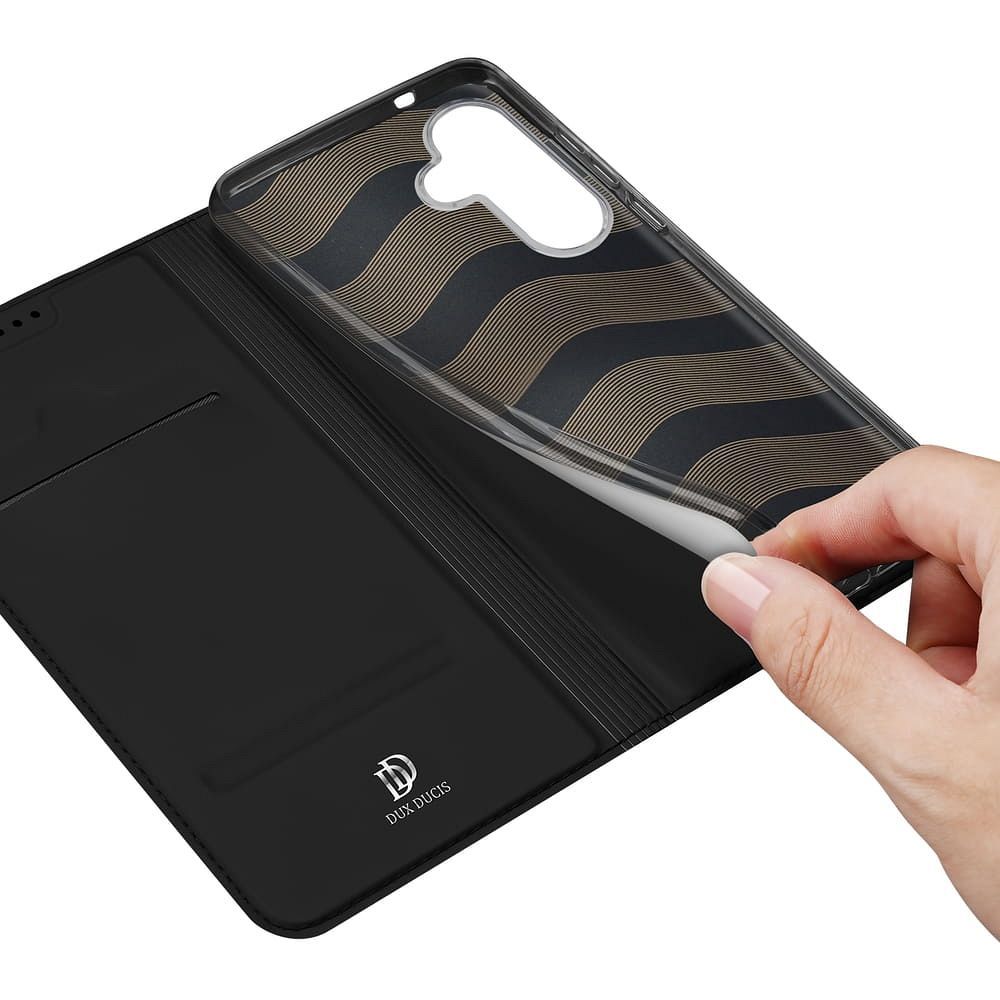 DUX DUCIS wallet case SKIN PRO for SAMSUNG S25 black