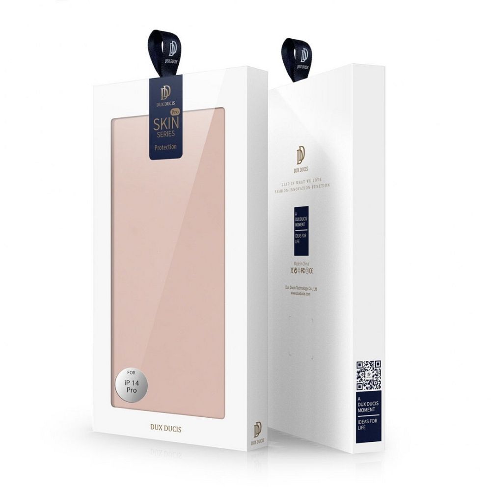 DUX DUCIS wallet case SKIN PRO for IPHONE 14 Pro rose