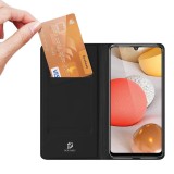 DUX DUCIS wallet case SKIN PRO for SAMSUNG A55 black