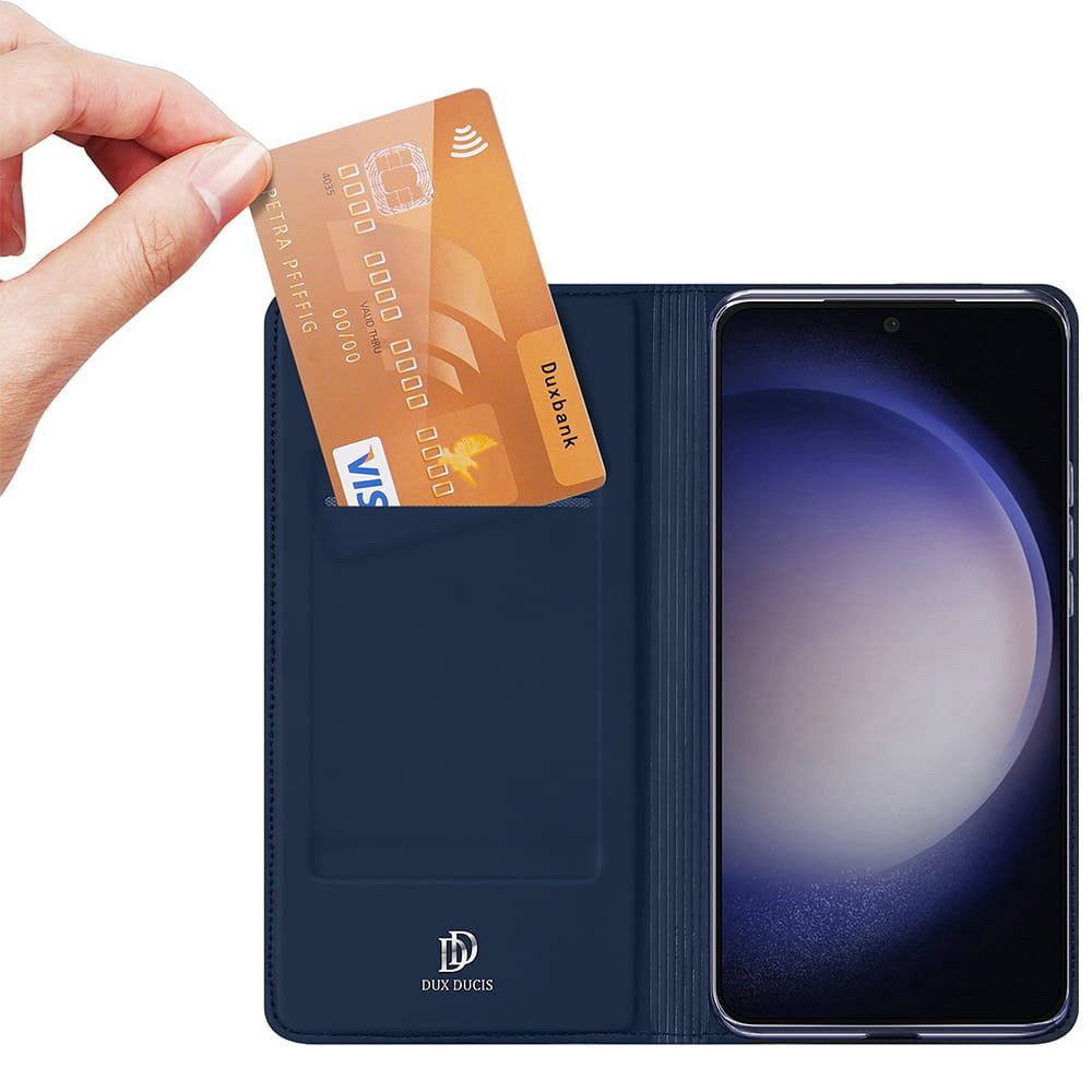DUX DUCIS wallet case SKIN PRO for SAMSUNG A15 5G blue
