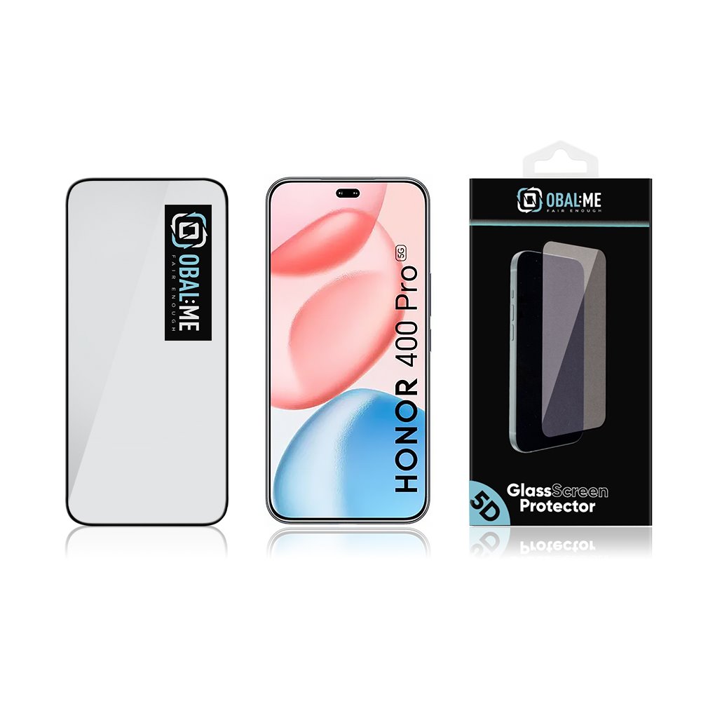 OBAL:ME 5D Tvrzené Sklo pro Honor 400 Pro Black 