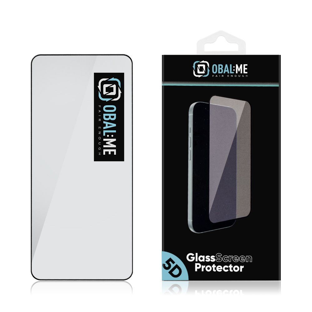 OBAL:ME 5D Tvrzené Sklo pro Motorola G86/G86 Power Black 
