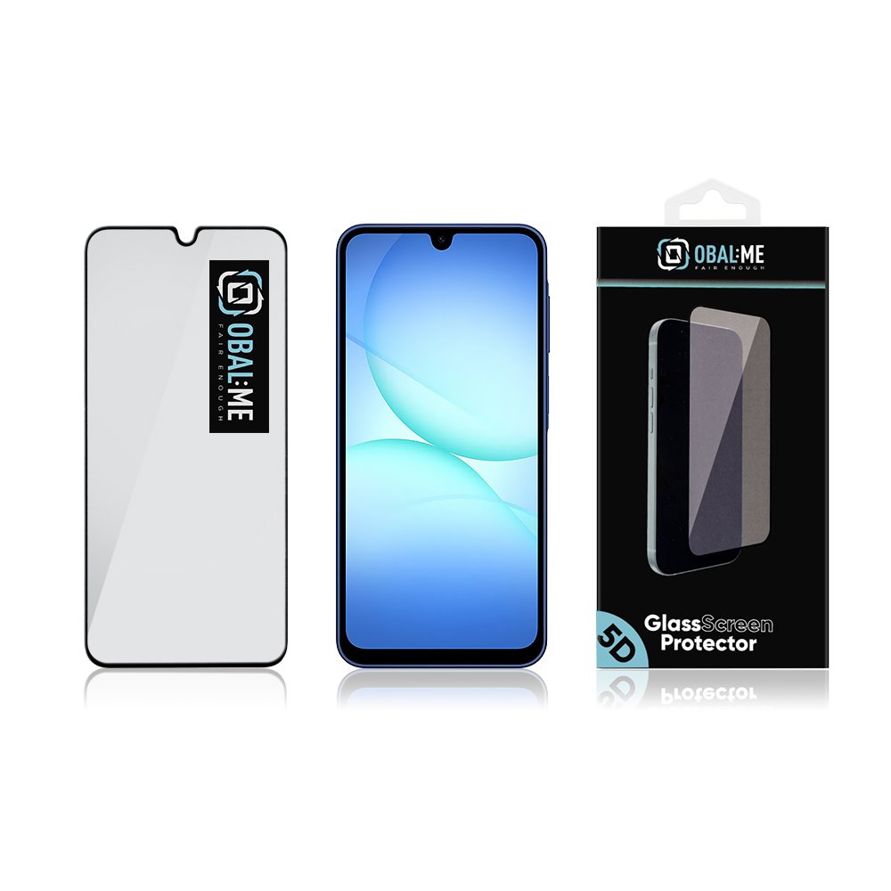 OBAL:ME 5D Tvrzené Sklo pro Samsung Galaxy A17 4G/5G Black