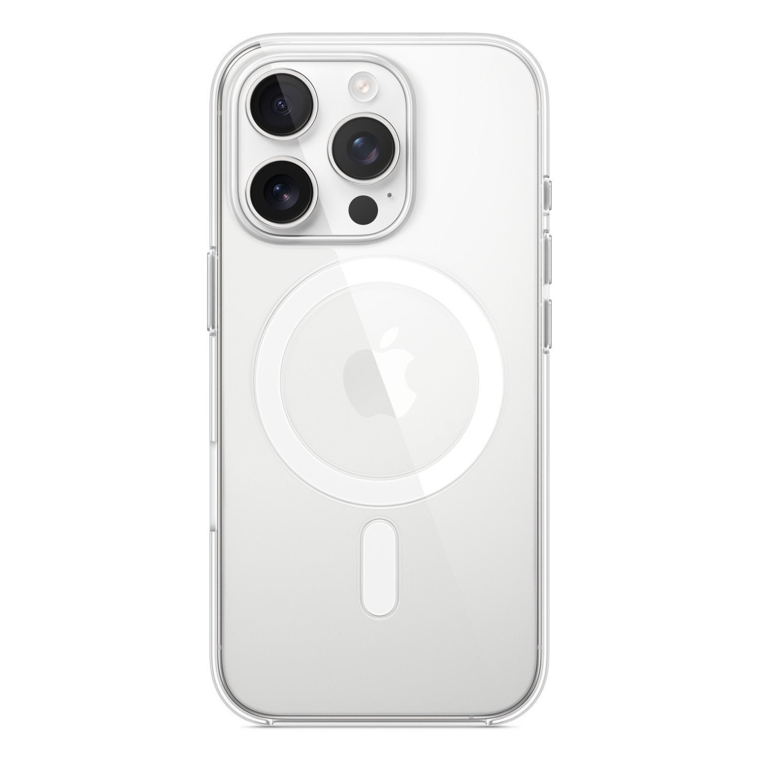 Silikonový kryt MA7E4ZM/A Apple vč. Magsafe pro Apple iPhone 16 Pro, transparentní