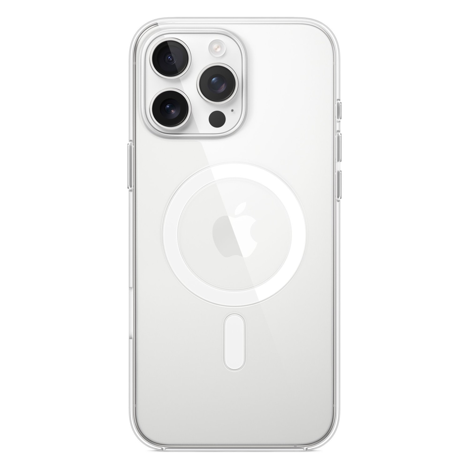 Silikonový kryt MA7F4ZM/A Apple vč. Magsafe pro Apple iPhone 16 Pro Max, transparentní