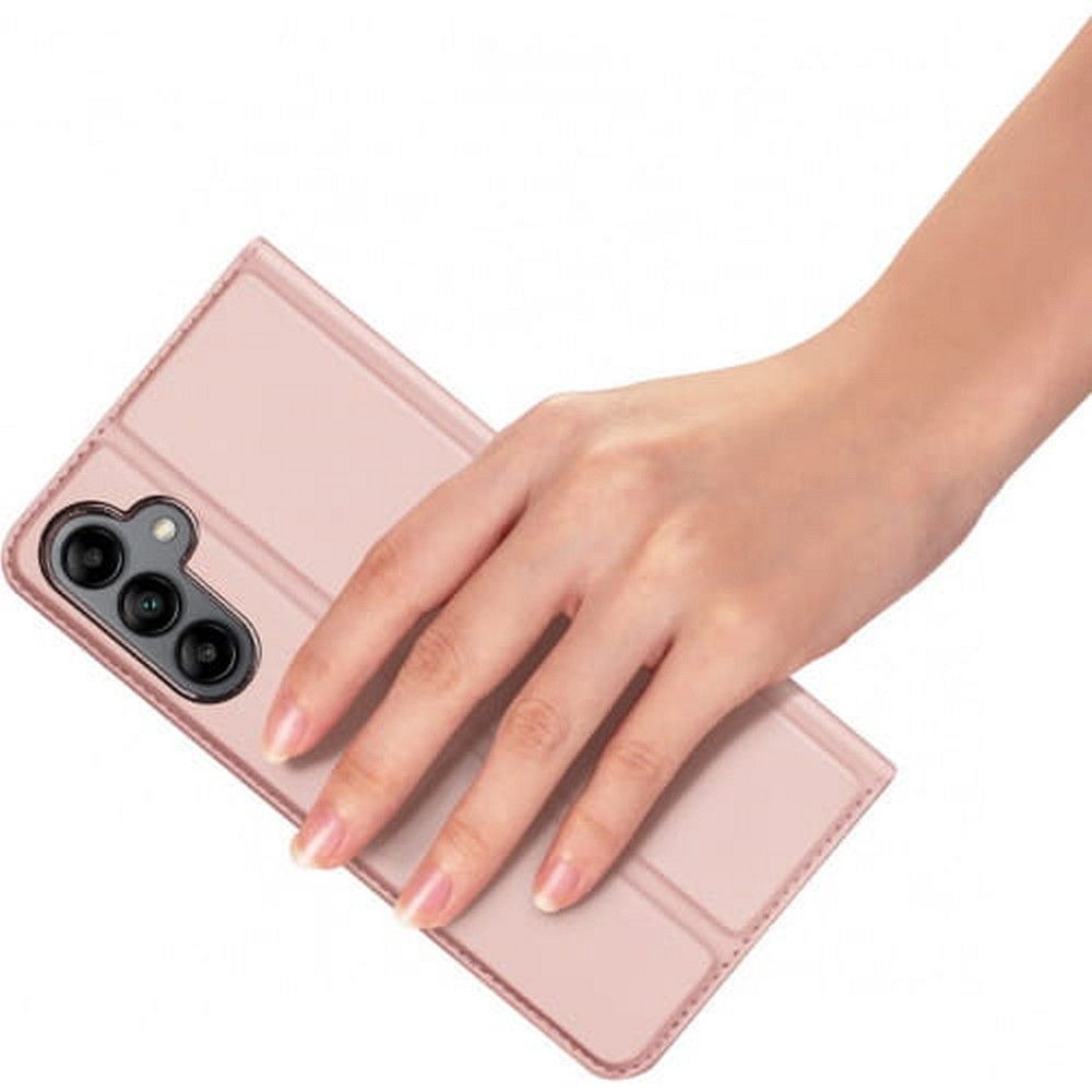 DUX DUCIS wallet case SKIN PRO for SAMSUNG A35 rose