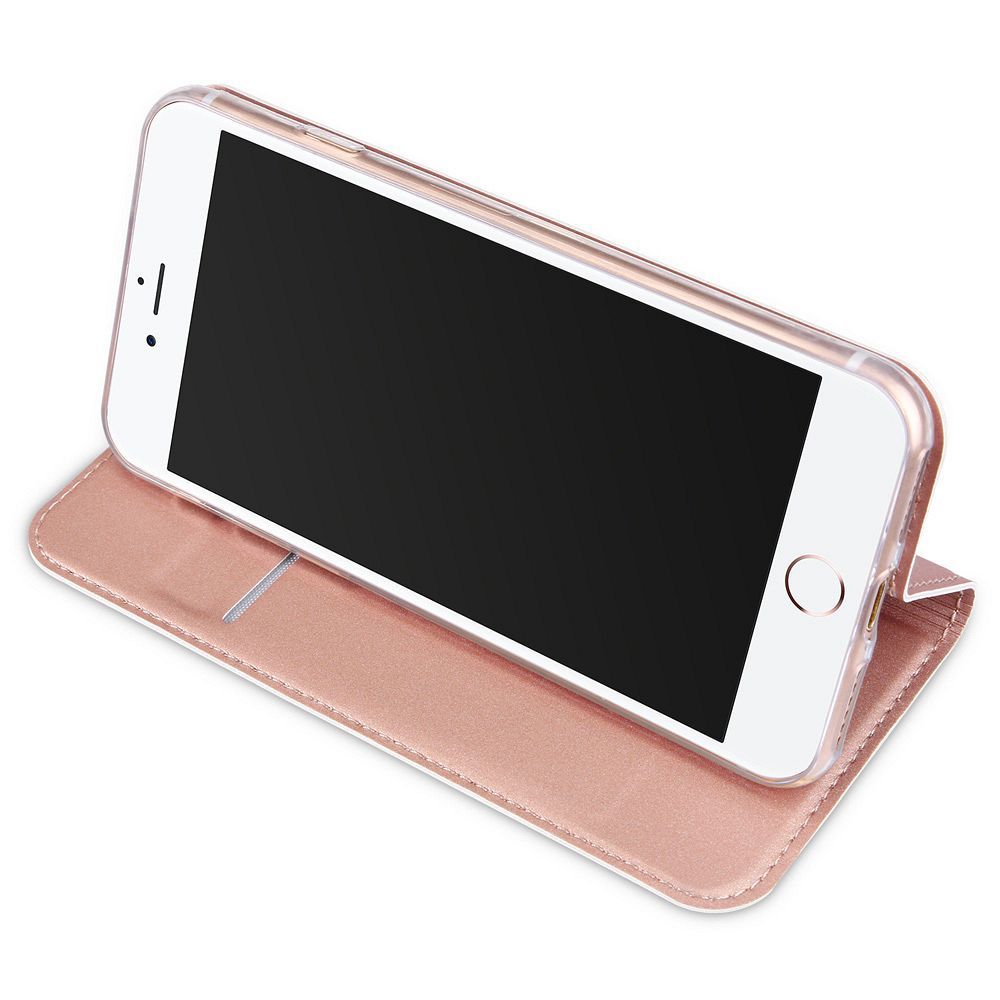 DUX DUCIS wallet case SKIN PRO for SAMSUNG A25 5G rose