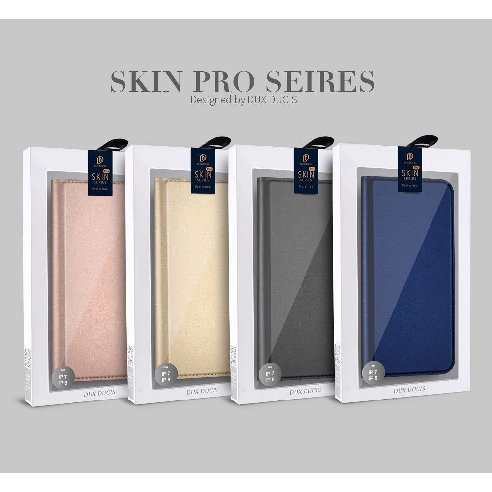 DUX DUCIS wallet case SKIN PRO for SAMSUNG A25 5G rose