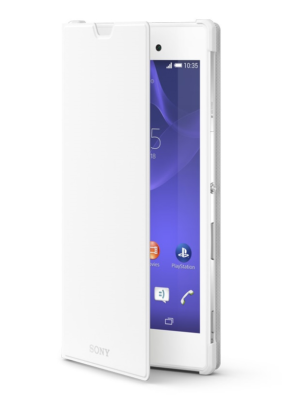 SCR16 Sony Style Cover pro Xperia T3 White