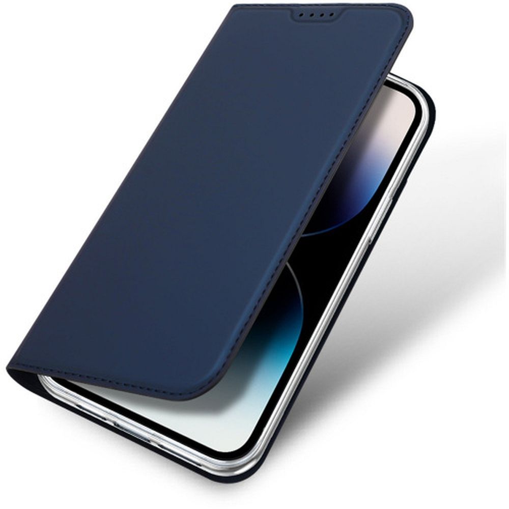 DUX DUCIS wallet case SKIN PRO for IPHONE 15 Pro blue
