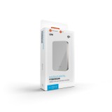 Powerbanka FIXED MagZen 10 Crystal s bezdrátovým nabíjením se standardem Qi2 a podporou MagSafe, 10 000 mAh, titanová