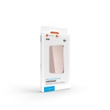 Powerbanka FIXED MagZen 5 Crystal s bezdrátovým nabíjením se standardem Qi2 a podporou MagSafe, 5 000 mAh, růžová