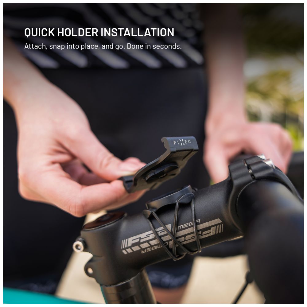 Držák chytrých hodinek na kolo FIXED Dock for Garmin 22mm, černý