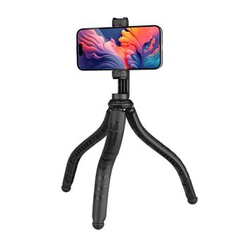Flexibilní Stativ FIXED Creator s 1/4" držákem na telefon, černá
