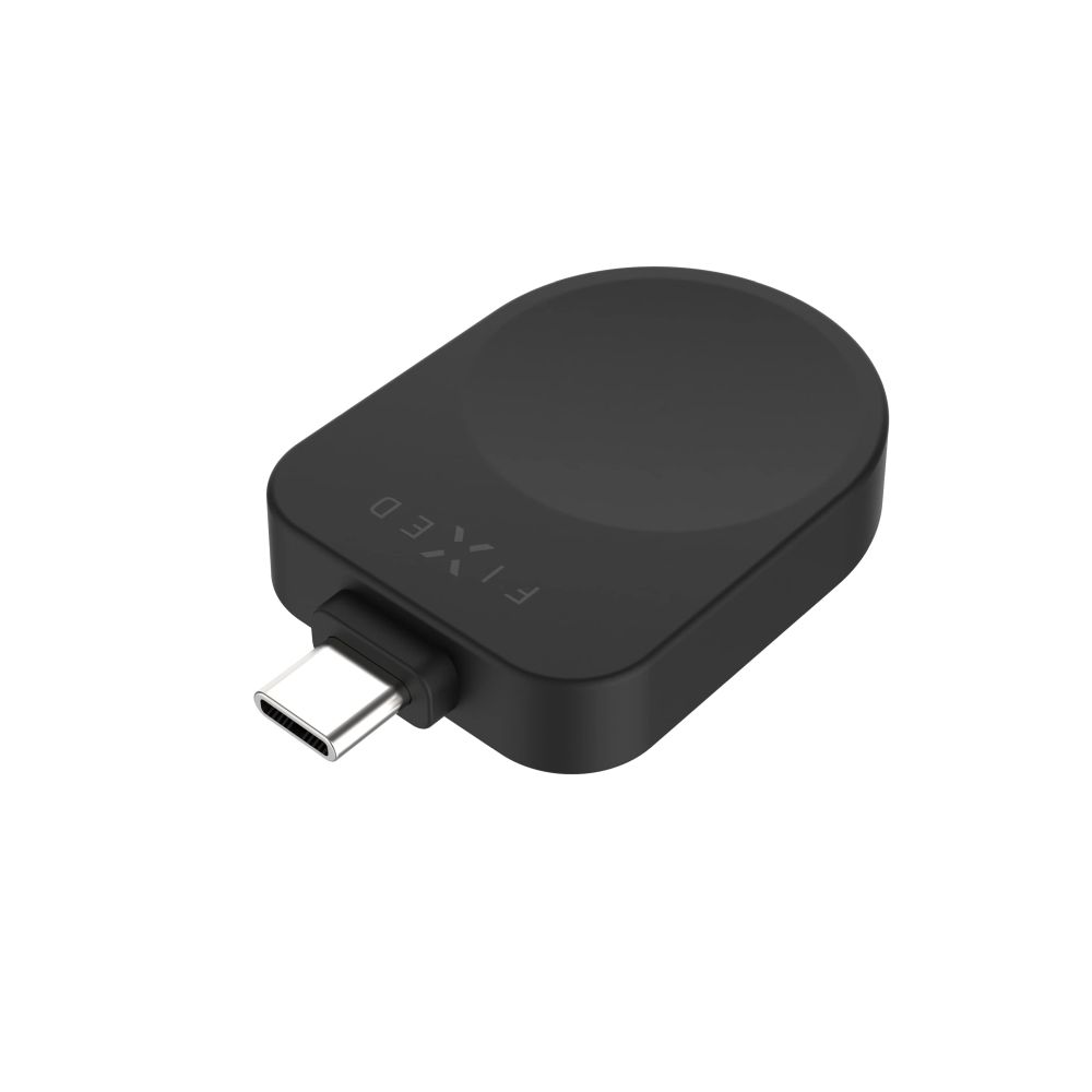 Nabíjecí USB-C adaptér FIXED pro Samsung Galaxy Watch kompatibilní s Powerstation Uni, černý