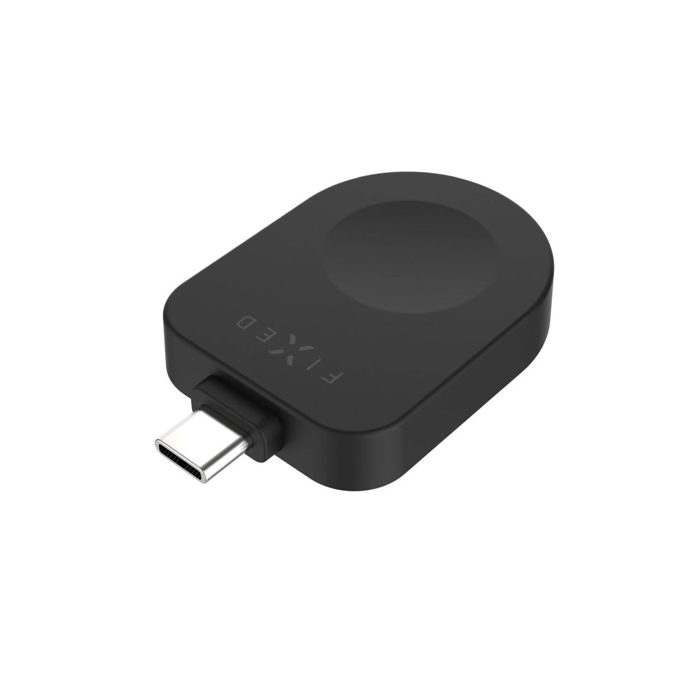 Nabíjecí USB-C adaptér FIXED pro Apple Watch kompatibilní s Powerstation Uni, černý
