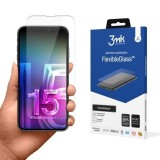 Tvrzené sklo 3mk FlexibleGlass pro Apple iPhone 15 Pro