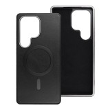 GENTLEMAN MAG COVER Case compatible with MagSafe for SAMSUNG S25 FE black