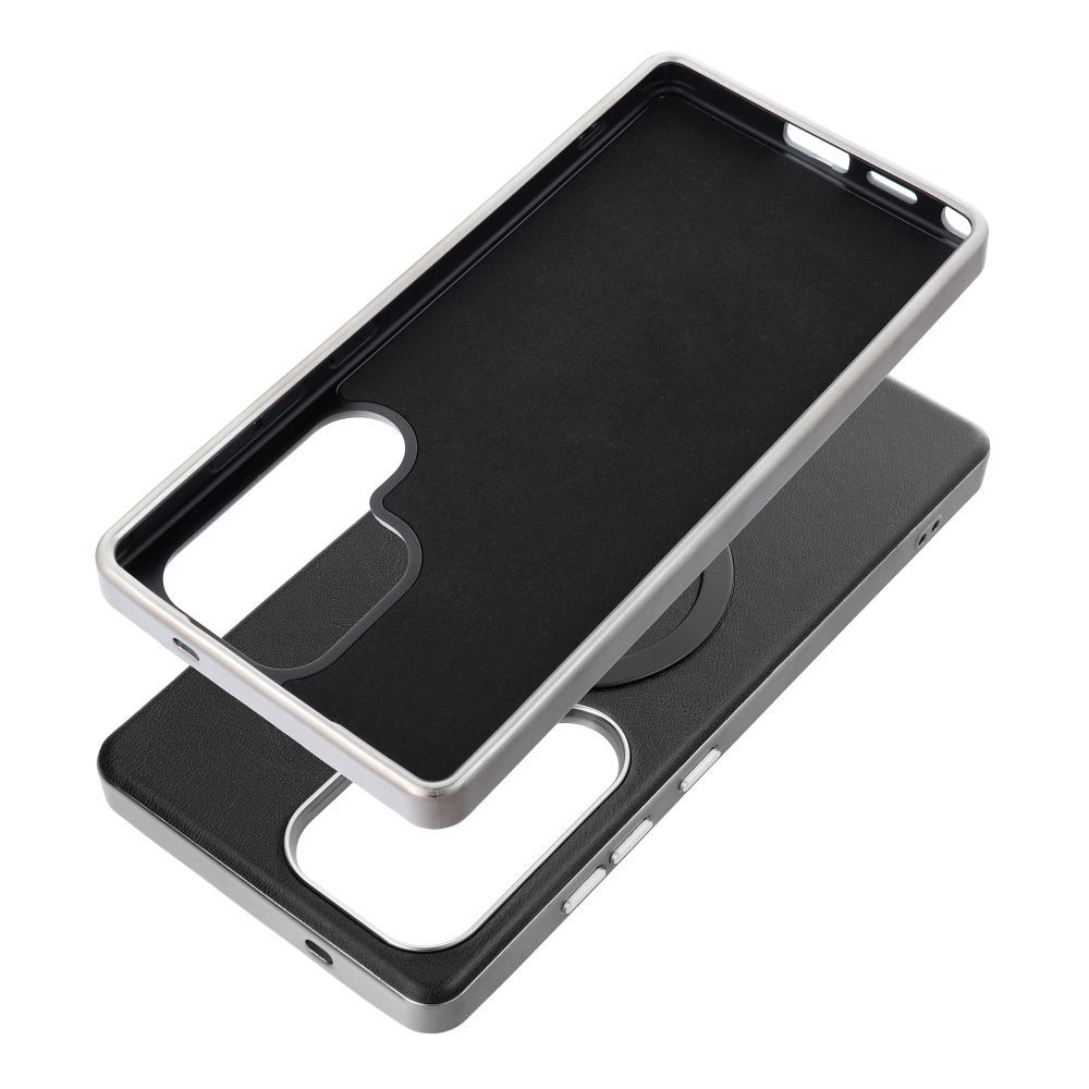GENTLEMAN MAG COVER Case compatible with MagSafe for SAMSUNG A07 black