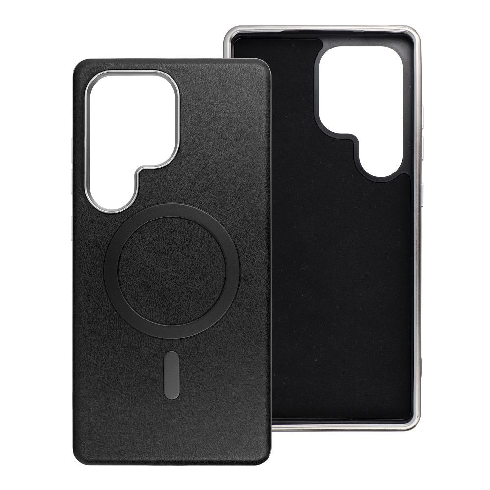 GENTLEMAN MAG COVER Case compatible with MagSafe for SAMSUNG A07 black