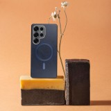 GENTLEMAN MAG COVER Case compatible with MagSafe for SAMSUNG A07 navy blue