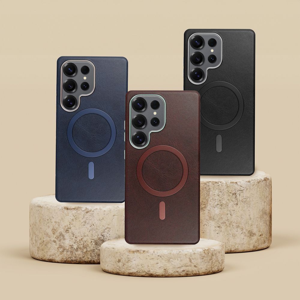 GENTLEMAN MAG COVER Case compatible with MagSafe for SAMSUNG A07 navy blue