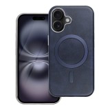 GENTLEMAN MAG COVER Case compatible with MagSafe for IPHONE 16 navy blue
