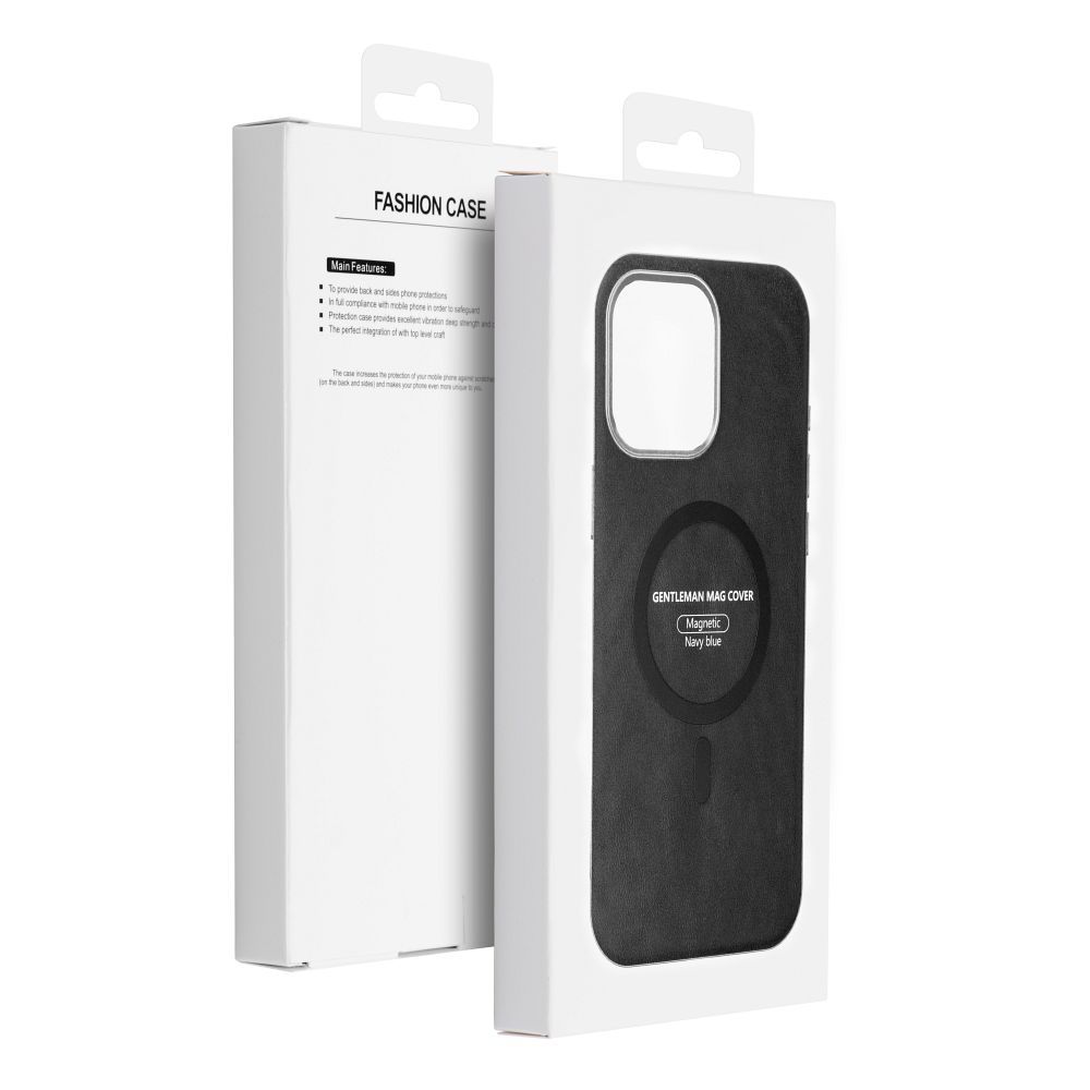 GENTLEMAN MAG COVER Case compatible with MagSafe for IPHONE 16 PRO black