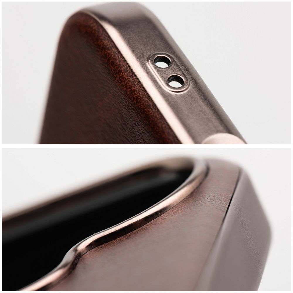 Zadní kryt GENTLEMAN MAG COVER Case compatible with MagSafe proApple iPhone 16e, hnědá
