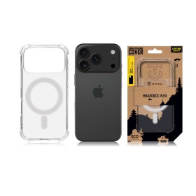 Zadní silikonový kryt Tactical MagForce Plyo pro Apple iPhone 17 Pro, transparentní