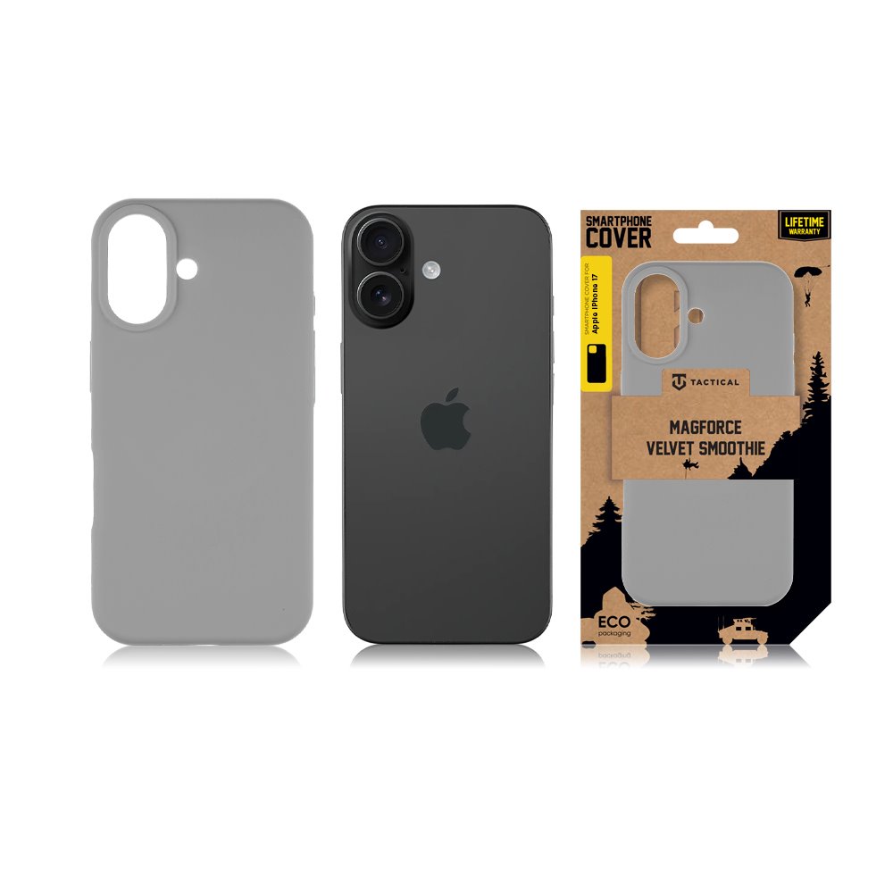 Tactical MagForce Velvet Smoothie Kryt pro Apple iPhone 17 Foggy