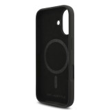 Karl Lagerfeld Liquid Silicone Karl and Choupette MagSafe Zadní Kryt pro iPhone 17 Black