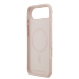 Karl Lagerfeld Liquid Silicone Karl and Choupette MagSafe Zadní Kryt pro iPhone 17 Air Pink