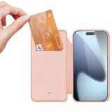 DUX DUCIS wallet case SKIN PRO for IPHONE 17 PRO MAX rose