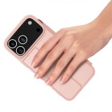 DUX DUCIS wallet case SKIN PRO for IPHONE 17 PRO rose