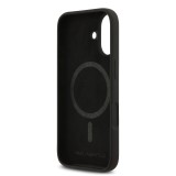 Karl Lagerfeld Liquid Silicone K&CH Sketch MagSafe Zadní Kryt pro iPhone 17 Black