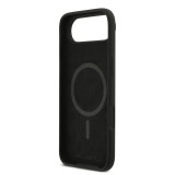 Karl Lagerfeld Liquid Silicone K&CH Sketch MagSafe Zadní Kryt pro iPhone 17 Air Black