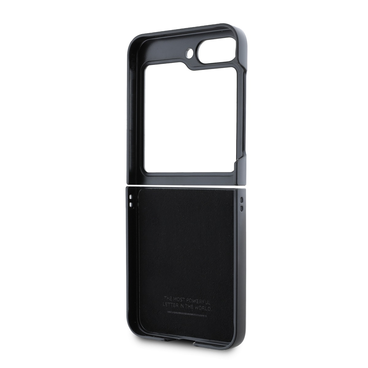 BMW M PU Carbon Blue Line Zadní Kryt pro Samsung Galaxy Z Flip 6 Black