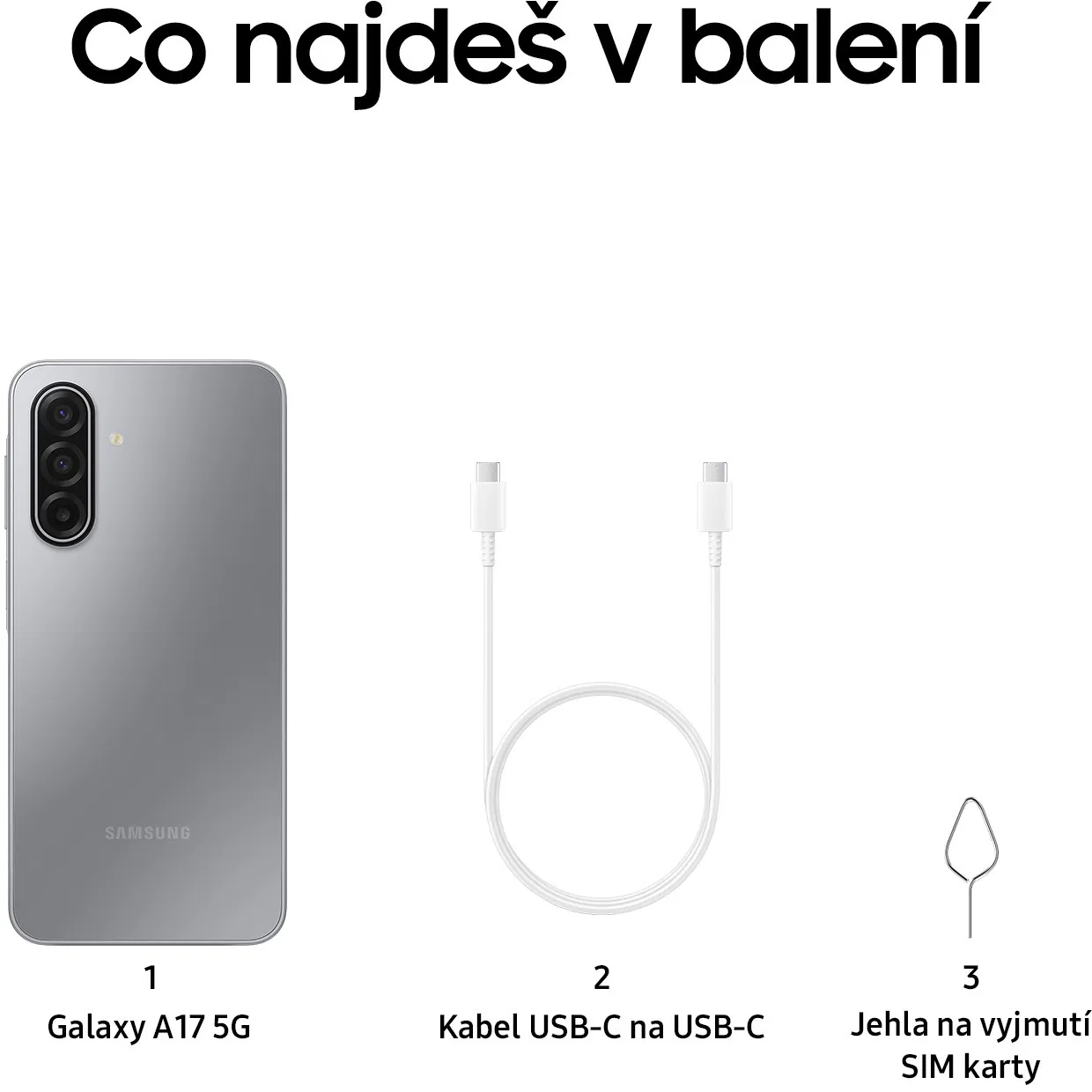 Samsung Galaxy A17 5G (SM-A176) 8GB/256GB Šedá