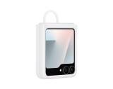 EF-PF741TWE Samsung Silikonový Kryt s Kroužkem pro Galaxy Z Flip 6/7 FE White