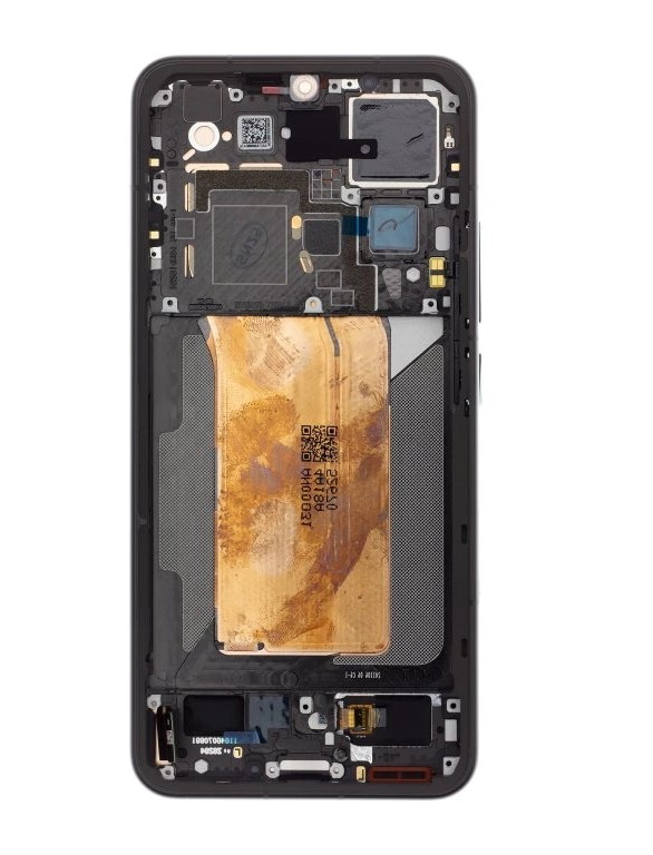 LCD display + dotyková deska + přední kryt pro Xiaomi 15 Ultra, black (Service Pack)