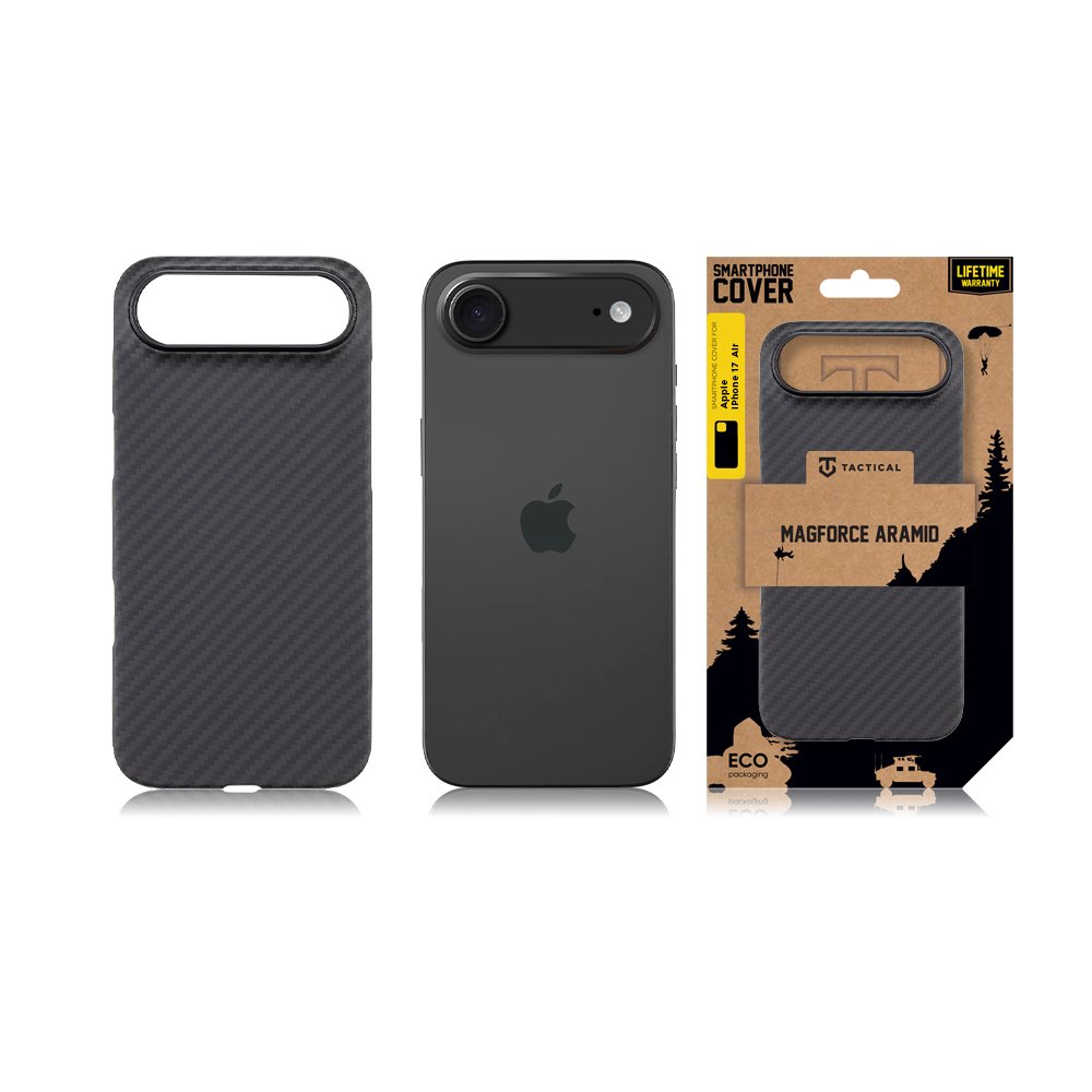 Tactical MagForce Aramid Kryt pro Apple iPhone 17 Air Black