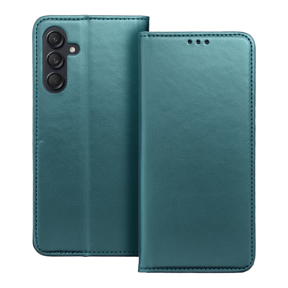  SMART MAGNETO Book case for SAMSUNG M55 5G dark green