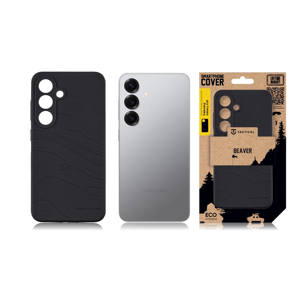 Tactical Beaver Kryt pro Samsung Galaxy S25 Asphalt