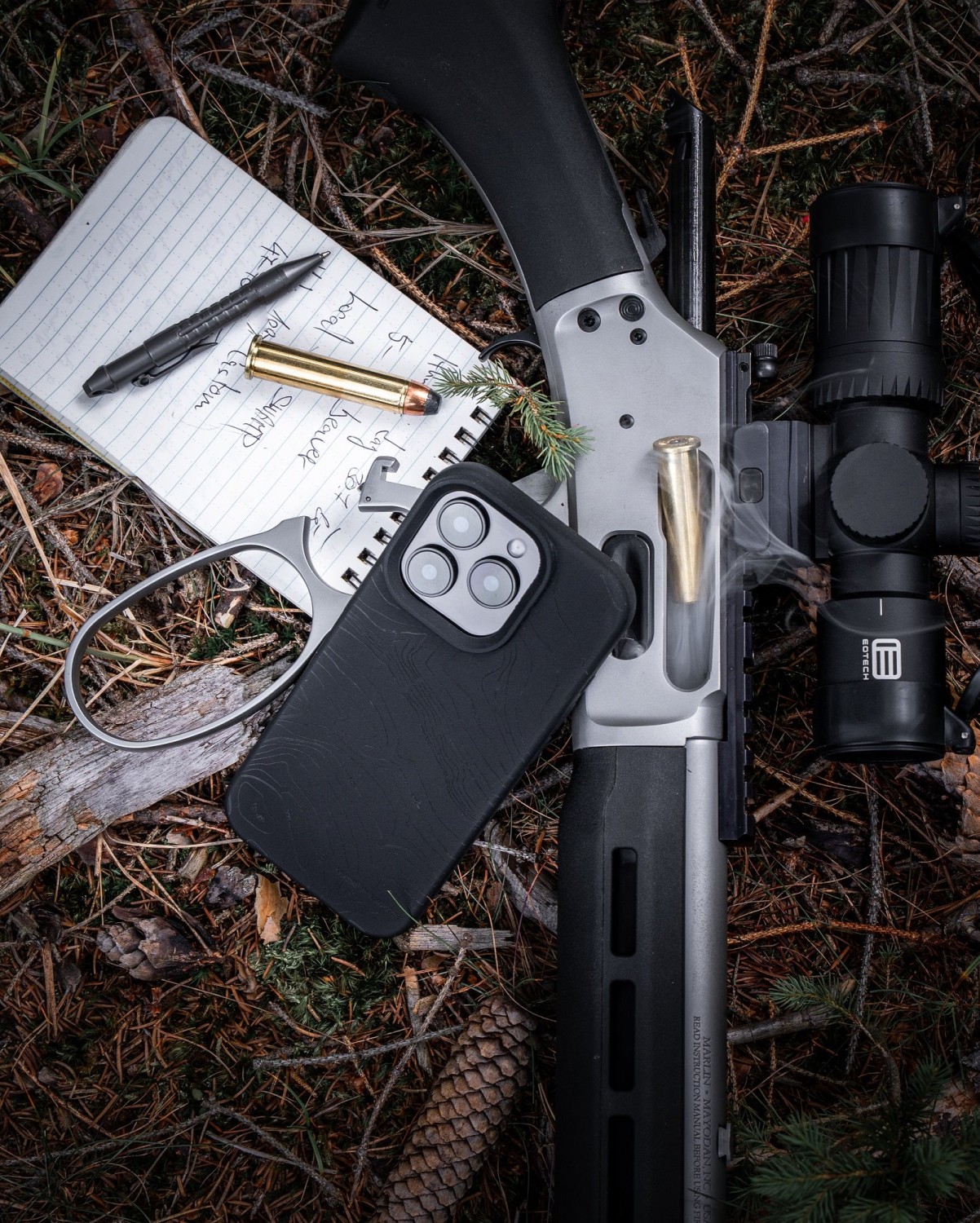 Tactical MagForce Beaver Kryt pro iPhone 15 Pro Max Asphalt
