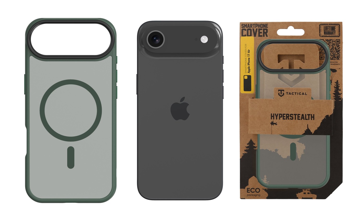 Tactical MagForce Hyperstealth Kryt pro iPhone 17 Air Forest Green